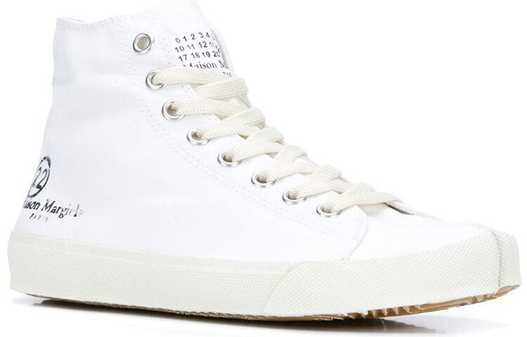 Женские кеды Tabi Canvas Low-top белого цвета Maison Margiela — фото 3