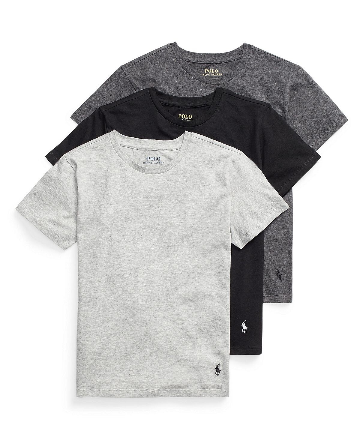 

Майка Big Boys с круглым вырезом, комплект из 3 предметов Polo Ralph Lauren