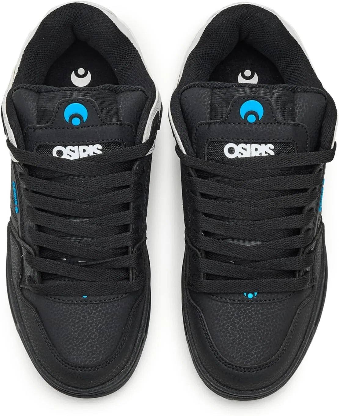 Кроссовки для скейтбординга Osiris, цвет Black/Grey/Cyan — фото 2