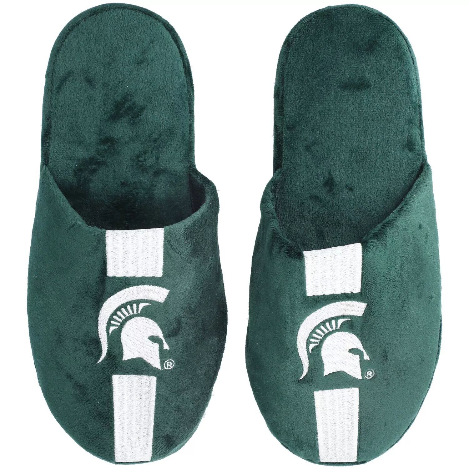 

Мужские полосатые тапочки FOCO Michigan State Spartans Team