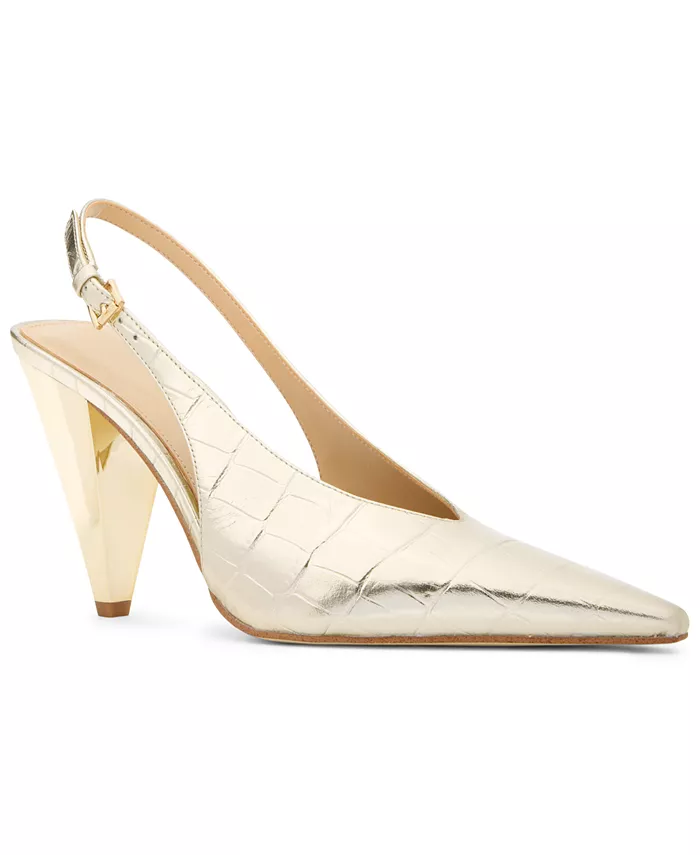 Женские балетки Electra Slingback Michael Kors, золото