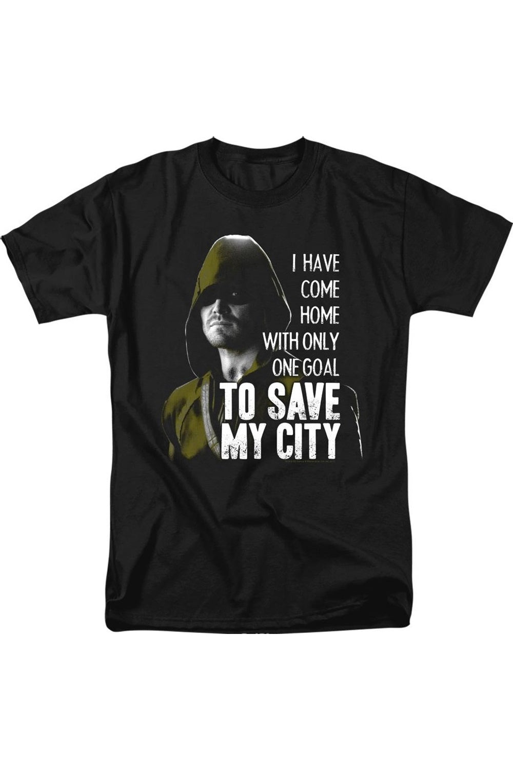 

Футболка с коротким рукавом для взрослых Arrow Save My City Gildan, черный