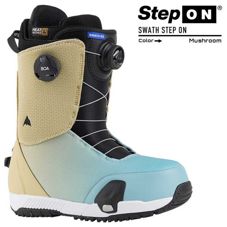 

Ботинки для сноуборда lobodun Burton quick-wear, новая модель 24-25 для фрирайда, стиль flat flower carving photon с градиентным узором, размер 43.5