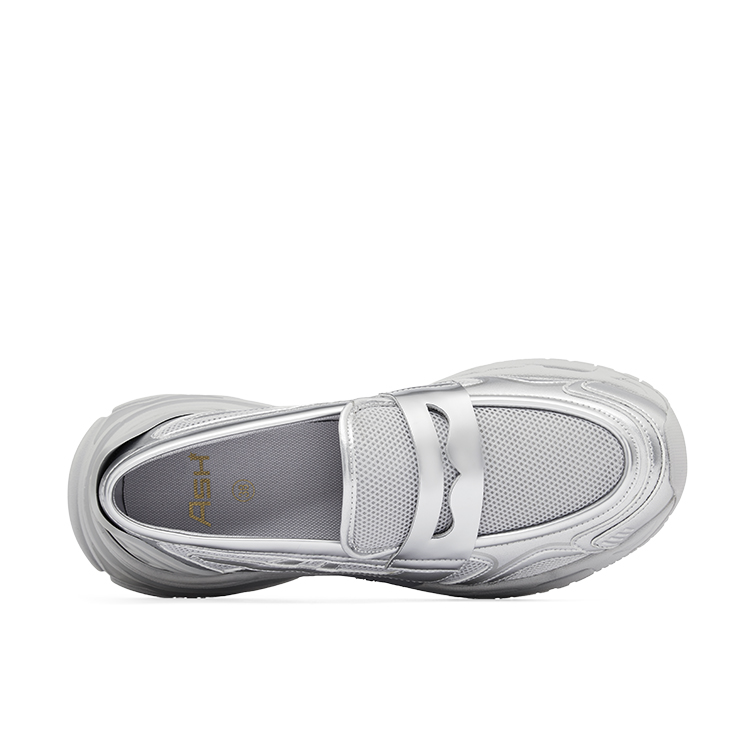 ASH ROMIE BIS Collection Повседневные туфли женские серебристые, цвет Silver — фото 3
