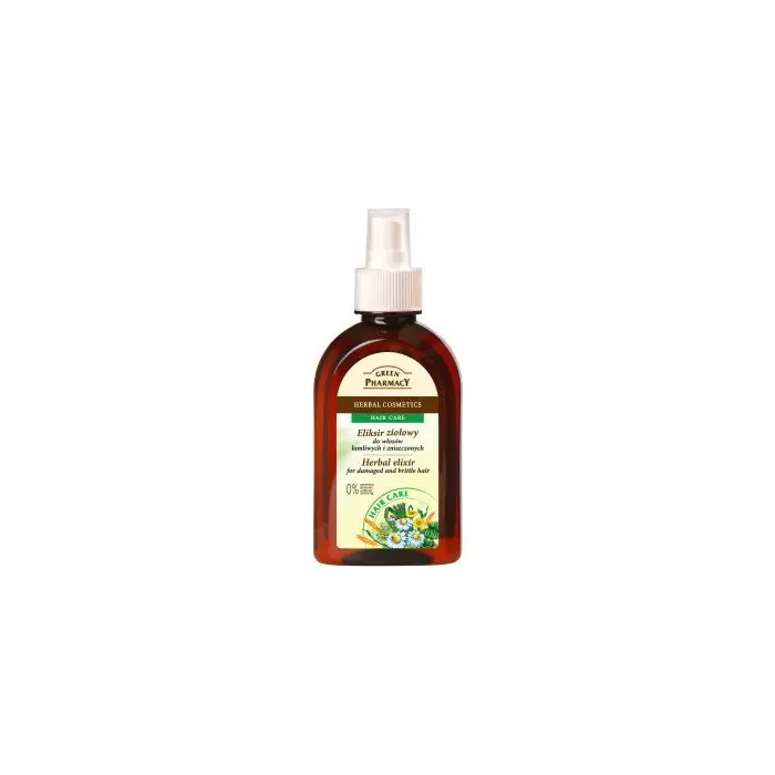 

Масло для волос elixir para cabello dañado Green Pharmacy, объем 250 мл
