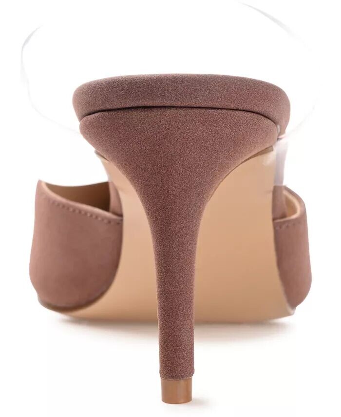 Женские туфли Ollie Lucite Strap на каблуках Journee Collection, коричневый — фото 3
