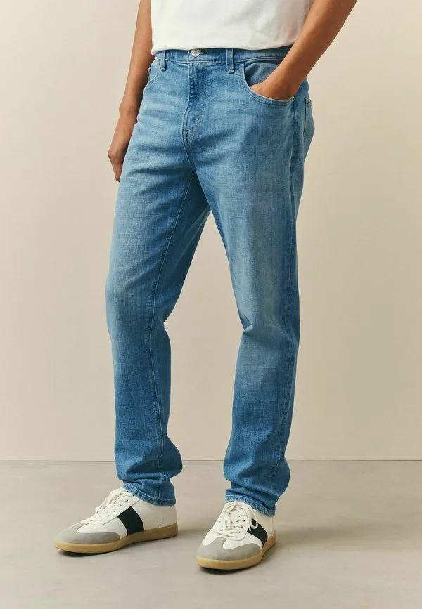 Джинсы узкие Next, Light Blue Crosshatch