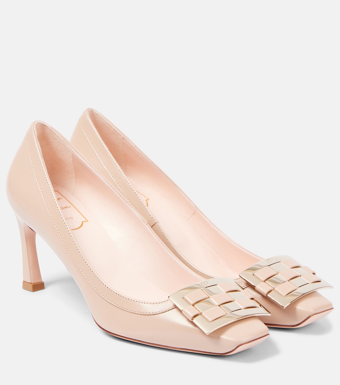 Кожаные туфли Trompette 70 Roger Vivier, Collant