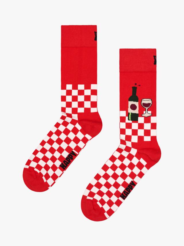 

Носки для романтического ужина Happy Socks, One Size, Red