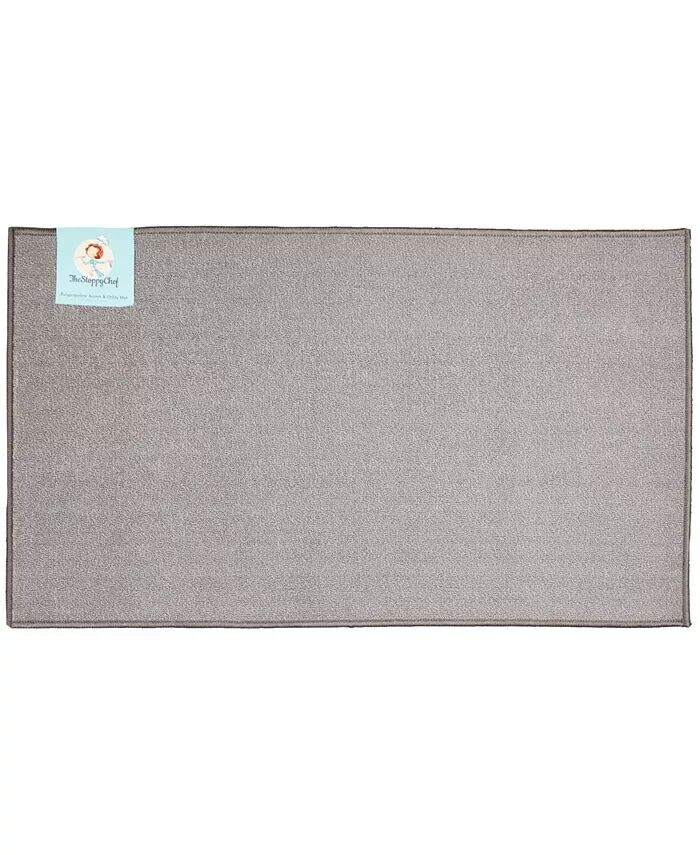 

Коврик для кухонного уголка (26x45 дюймов), нескользящая подложка, варианты цвета Sloppy Chef, серебро