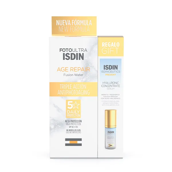

Фотопротектор для лица + гиалуроновая сыворотка Antiphotoaging Isdin, 1 UD