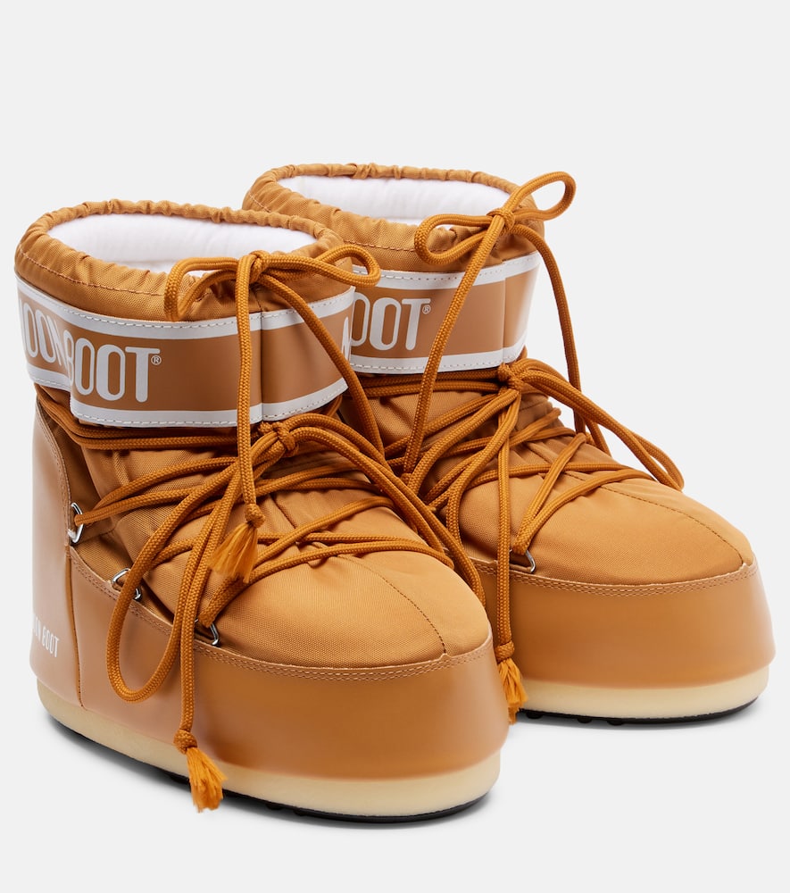 Низкие зимние ботинки Moon Boot, Cognac
