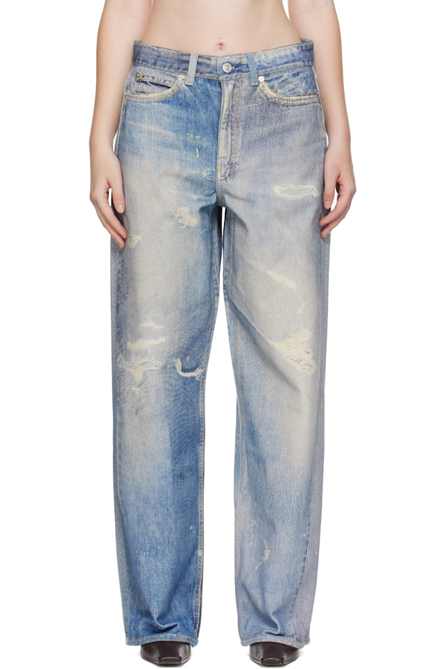 

Our Legacy Синие джинсы прямого кроя