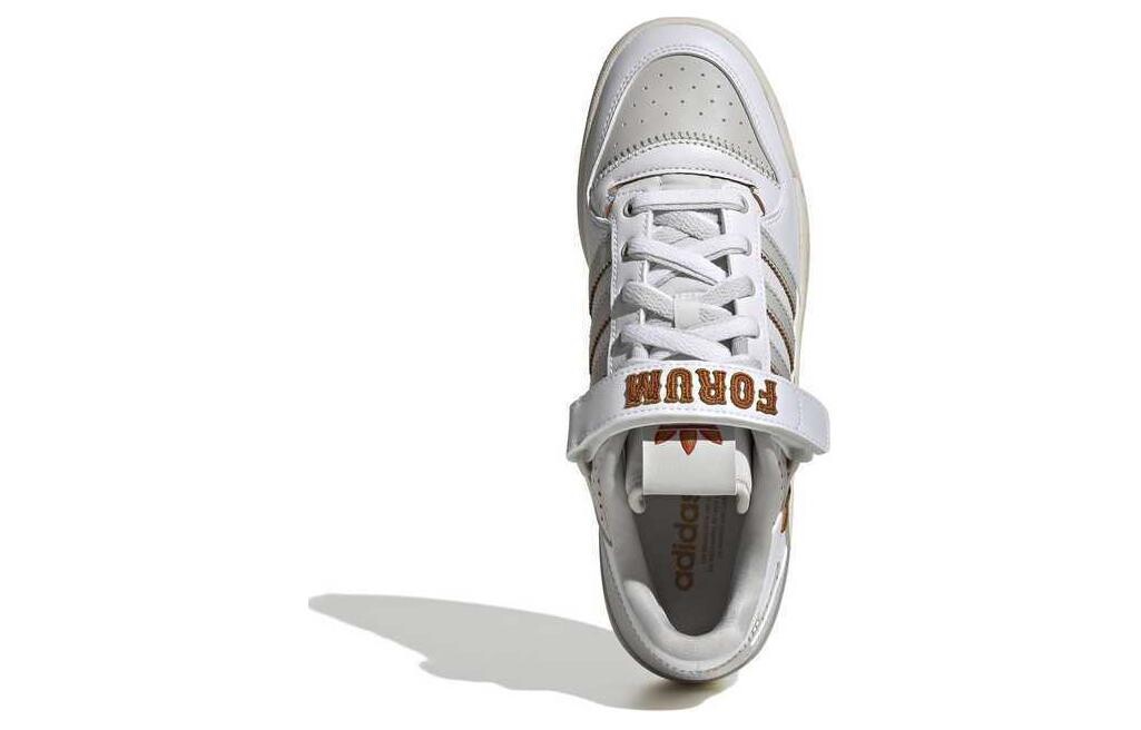 Кроссовки Forum Adidas Originals Low 'White Grey Embroidered' — фото 2