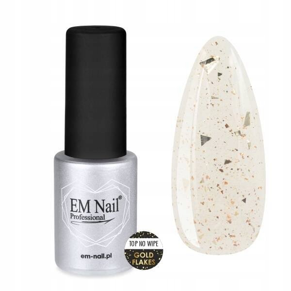 

Top No Wipe EM Nail Gold Flakes 6 мл SADOX