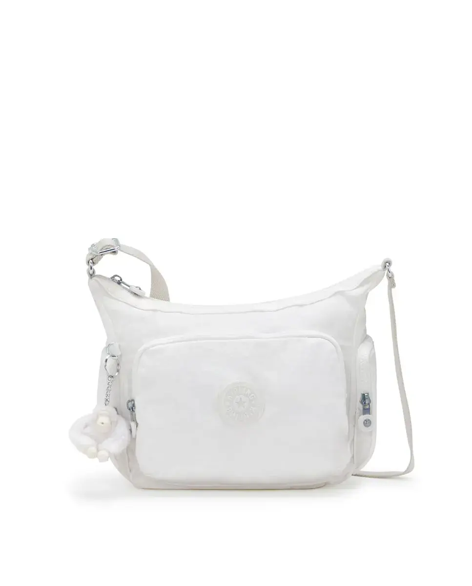 

Gabb S Женская маленькая сумка через плечо с регулируемым ремнем белого цвета Kipling, белый
