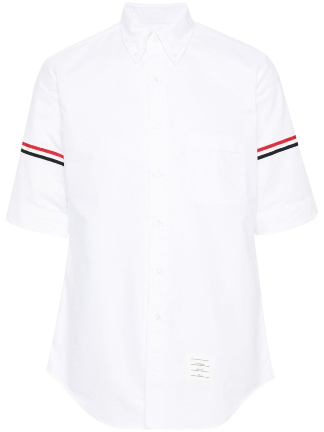 

Thom Browne рубашка с полосками RWB, белый