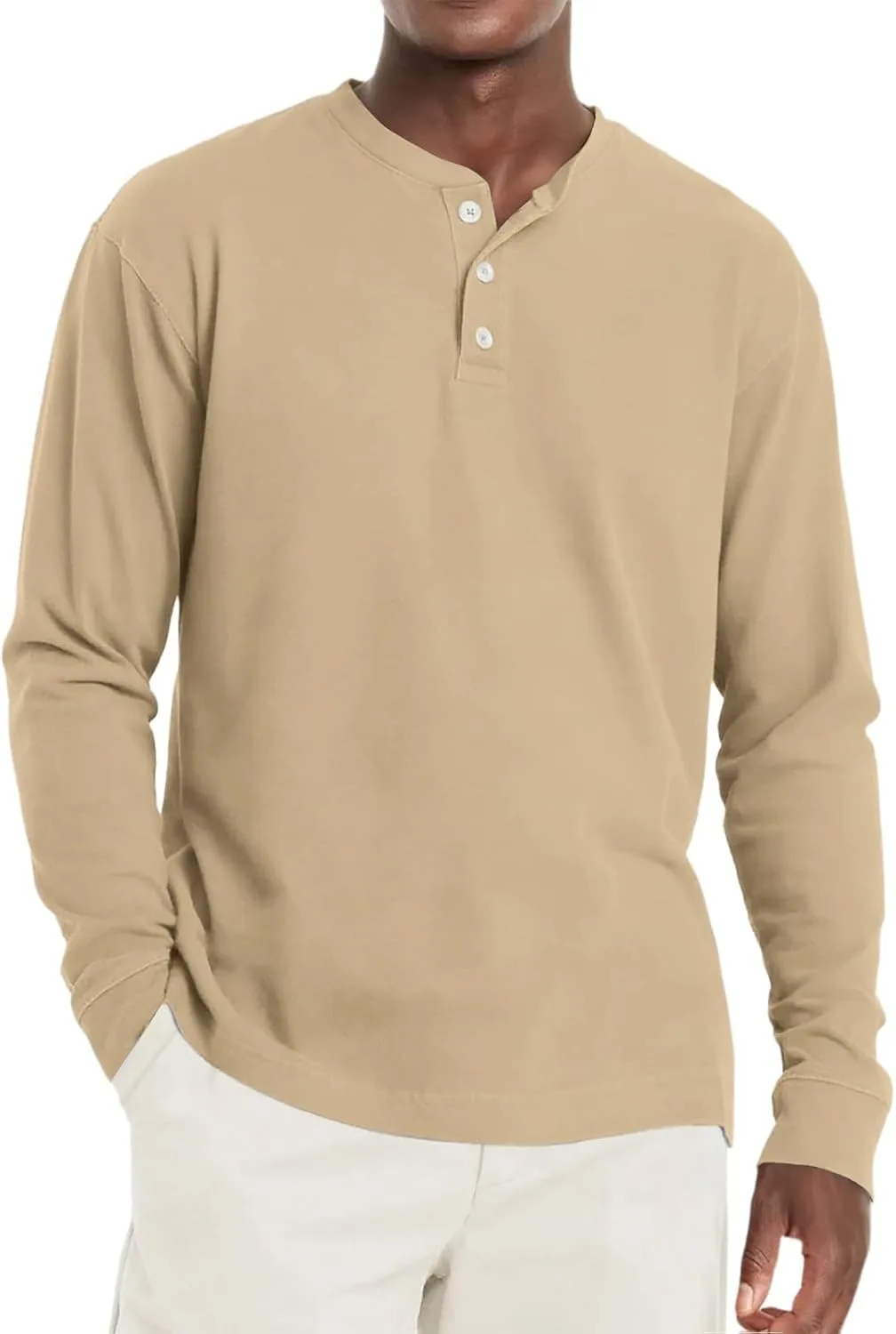 

Ymosrh мужская футболка-поло с длинным рукавом для тренировок, M-3XL