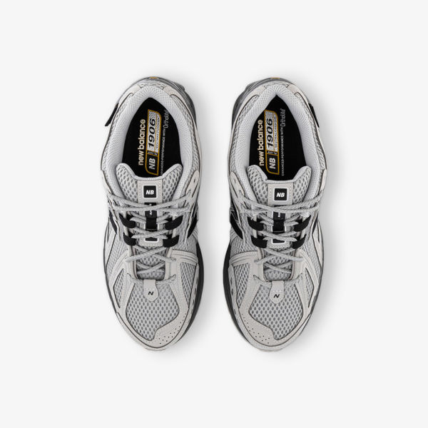 Кроссовки женские New Balance 1906 низкие сетчатые, серый — фото 2