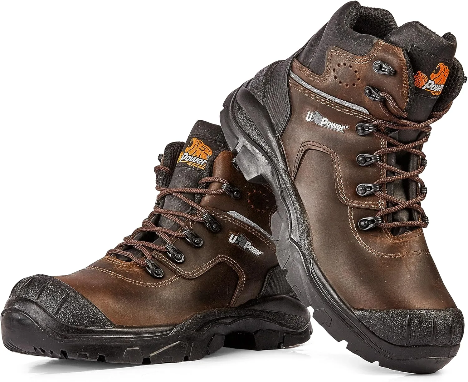 Мужские рабочие ботинки U Power Greenland UK S S3s Fo SrWork Shoes, черный/темно-коричневый — фото 4