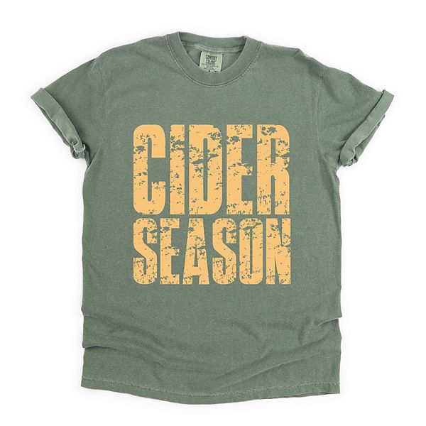 

Футболка Cider season block distressed с принтом Simply Sage Market, Moss