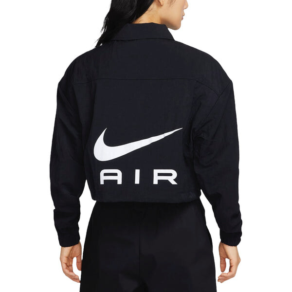 Куртка воздушные скромные укороченные тканые Куртка азиатские размеры Nike, черный — фото 2