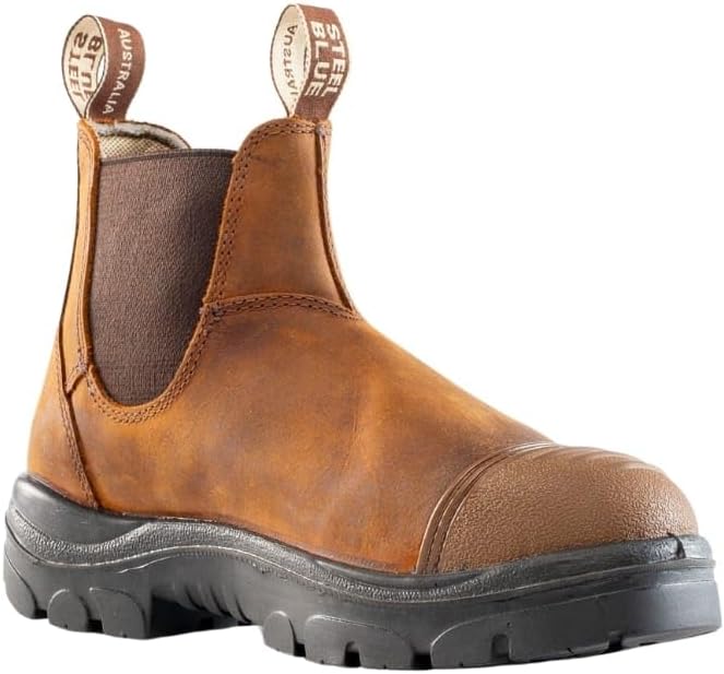 

Мужские ботинки Steel Blue Hobart с защитным носком и стальным мыском Steel Blue 100% Comfort, коричневый
