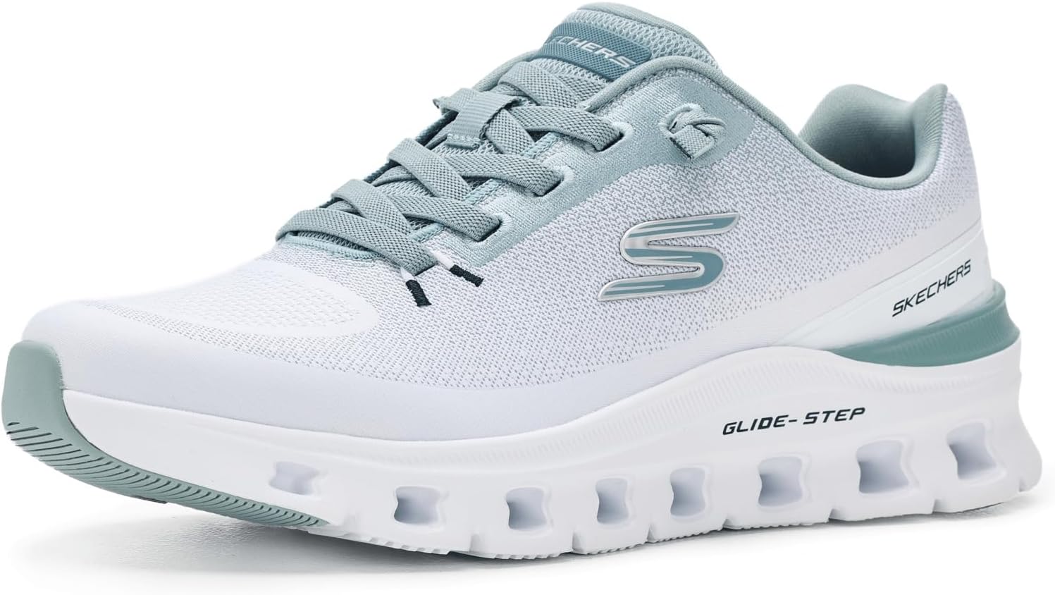 

Мужские кроссовки Skechers Glide-Step Pro Waverra, белый/голубой/светло-голубой