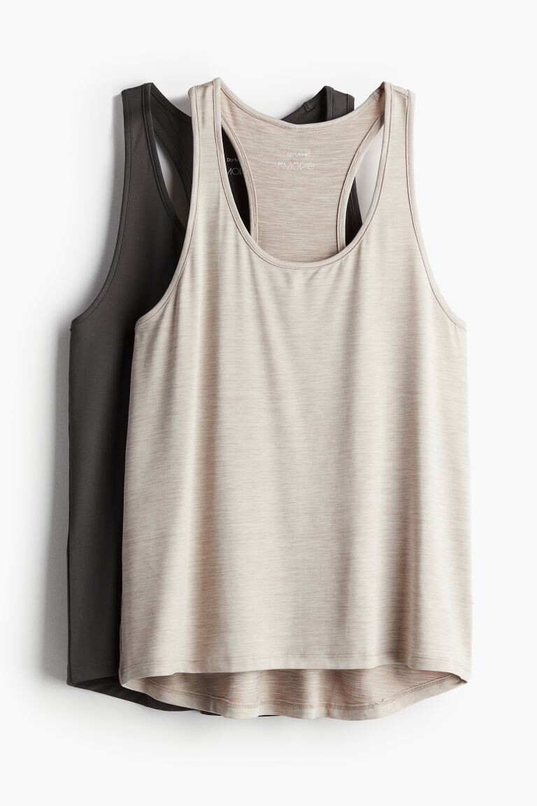 

Комплект из 2 спортивных топов drymove H&M, серый