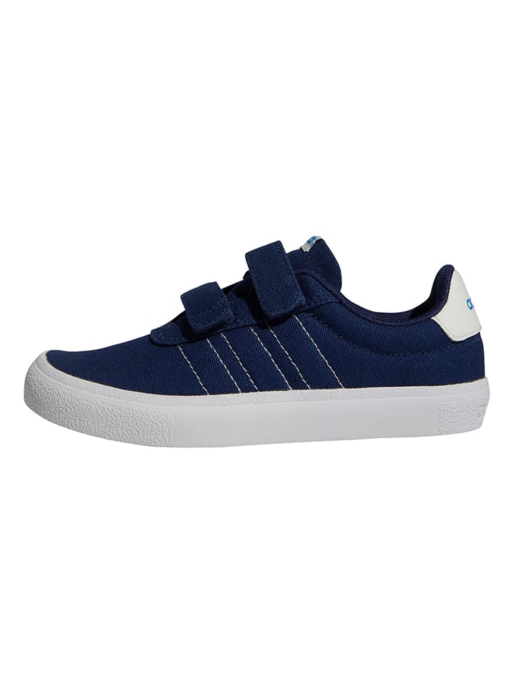 

Кроссовки на шнуровке adidas, темно-синий