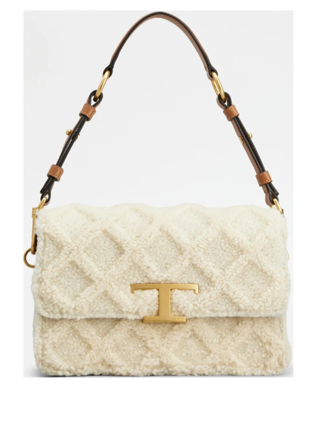 

Сумка через плечо Tod's mini T Timeless из натуральной кожи, белый