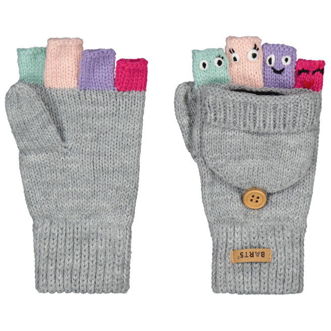 

Перчатки Barts Puppet Bumgloves, цвет Heather Grey
