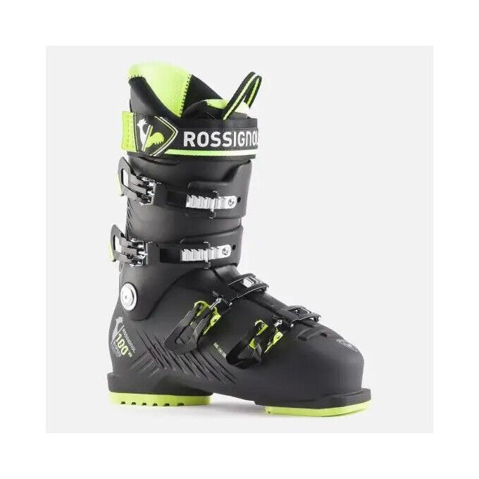 

Мужские горнолыжные ботинки Rossignol HI-SPEED 100 HV Black Yellow, Черный, Мужские горнолыжные ботинки Rossignol HI-SPEED 100 HV Black Yellow