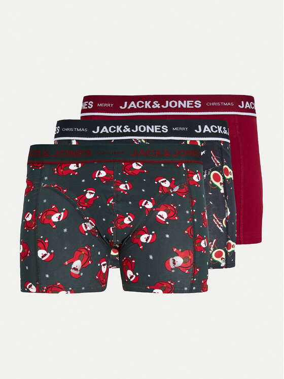 

Комплект из 3 боксеров Jack&Jones, мультиколор