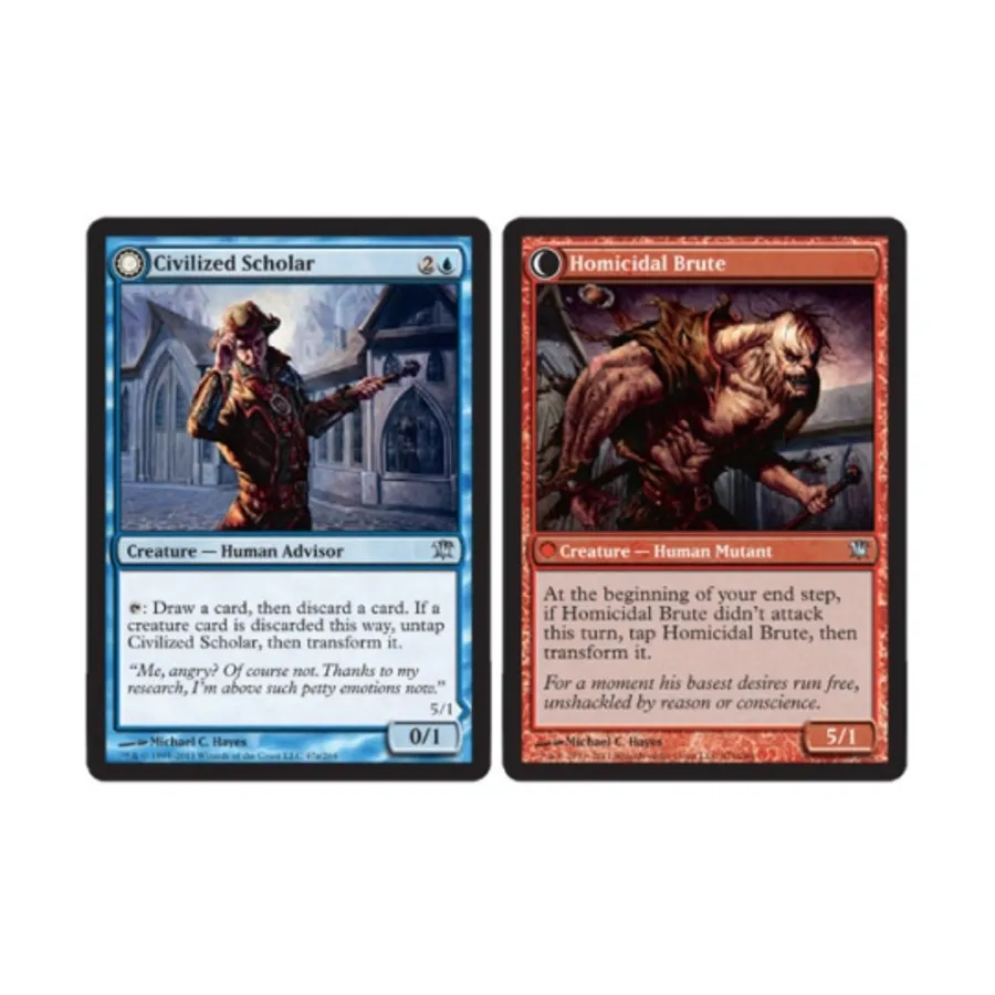 

CCG Цивилизованный учёный // Зверь-убийца (U), MTG - Innistrad
