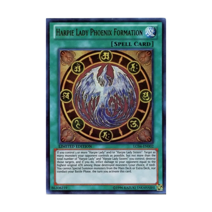 

CCG Формирование Гарпии Леди Феникс (Ультра Редкий), Yu-Gi-Oh - Legendary Collection 4 - Singles