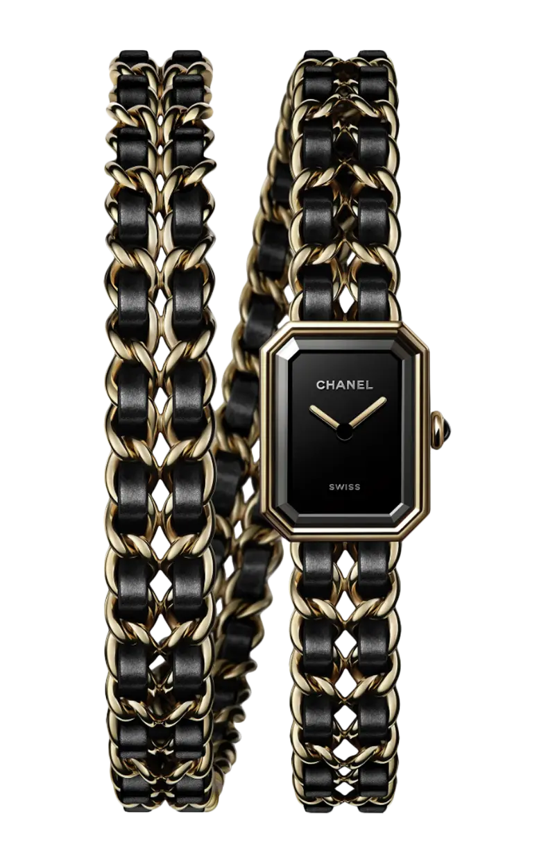 

Часы première с культовой цепочкой, двойное обвитие - h10332 CHANEL