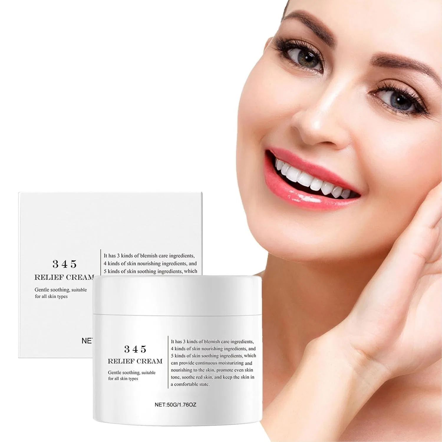 Крем для лица — Интенсивный восстанавливающий 345 Relief Cream, Generisch, 50 г