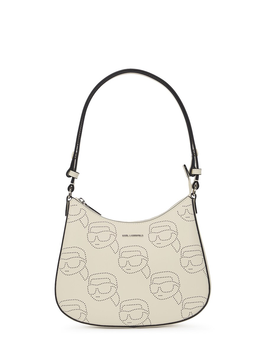 

Сумка через плечо Karl Lagerfeld IKON SCHULTERTASCHE MIT LOCHMUSTER, белый