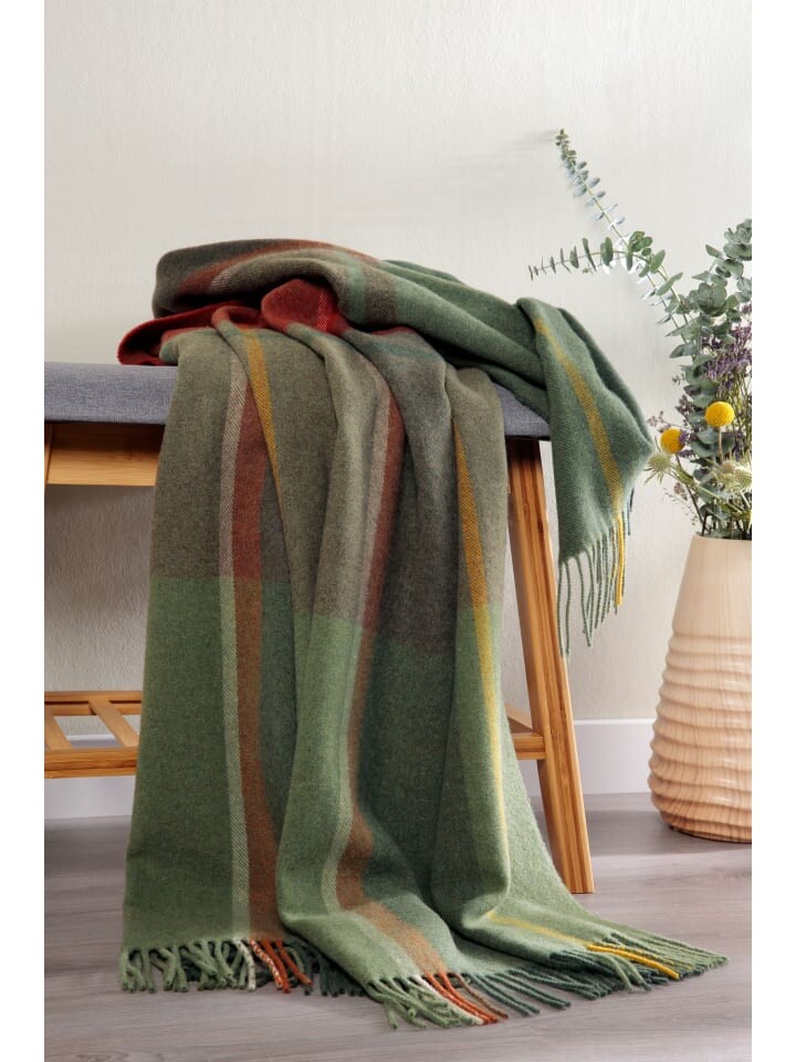 

Одеяло biederlack Wohn Kaschmirplaid, цвет sheffild-green