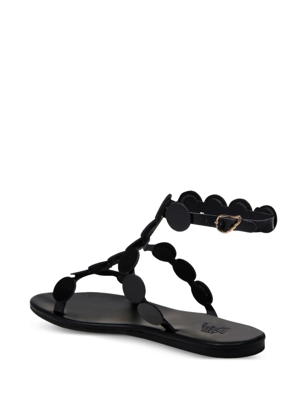 Декорированные сандалии Triton Ancient Greek Sandals, черный — фото 3