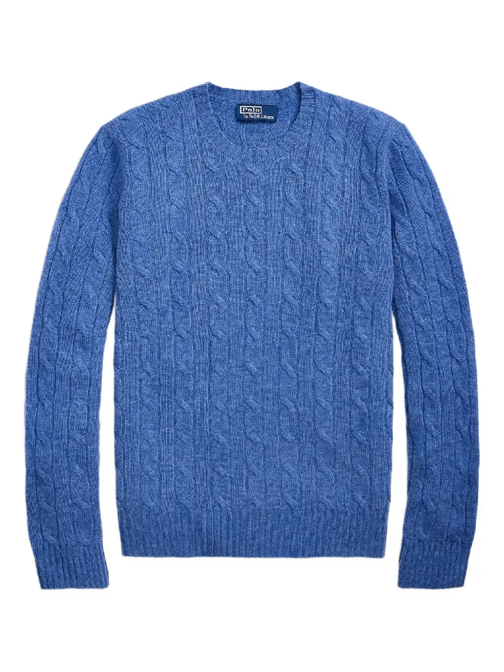 

Вязаный свитер с круглым вырезом Polo Ralph Lauren, синий
