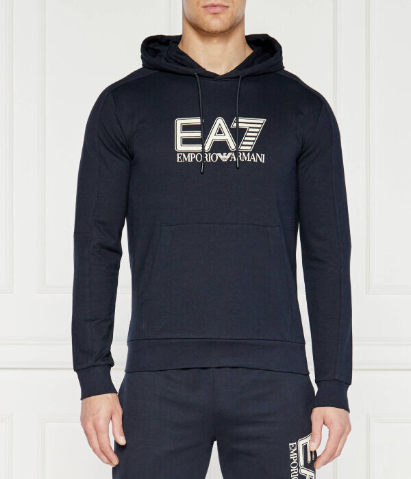 

Толстовка Ea7 Slim Fit с капюшоном, синий