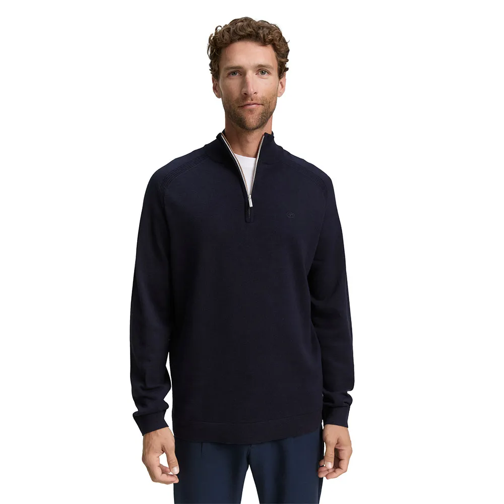 

Свитер Tom Tailor 1047569 Basic Knit Troyer, синий