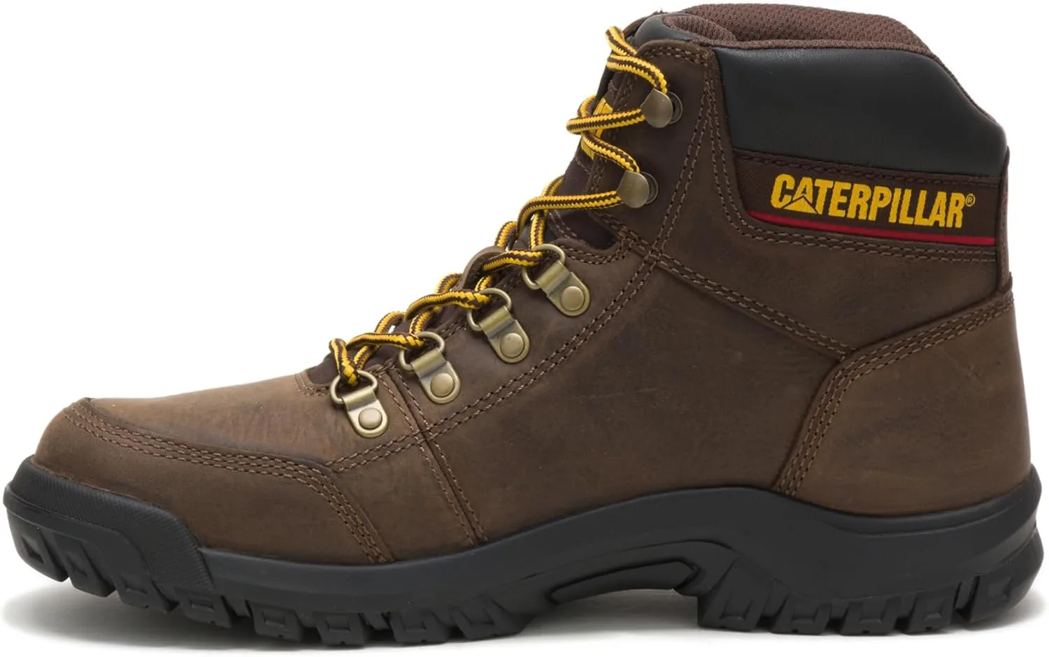 Мужские рабочие ботинки Cat Footwear с мягким носком, контурные, коричневый — фото 4