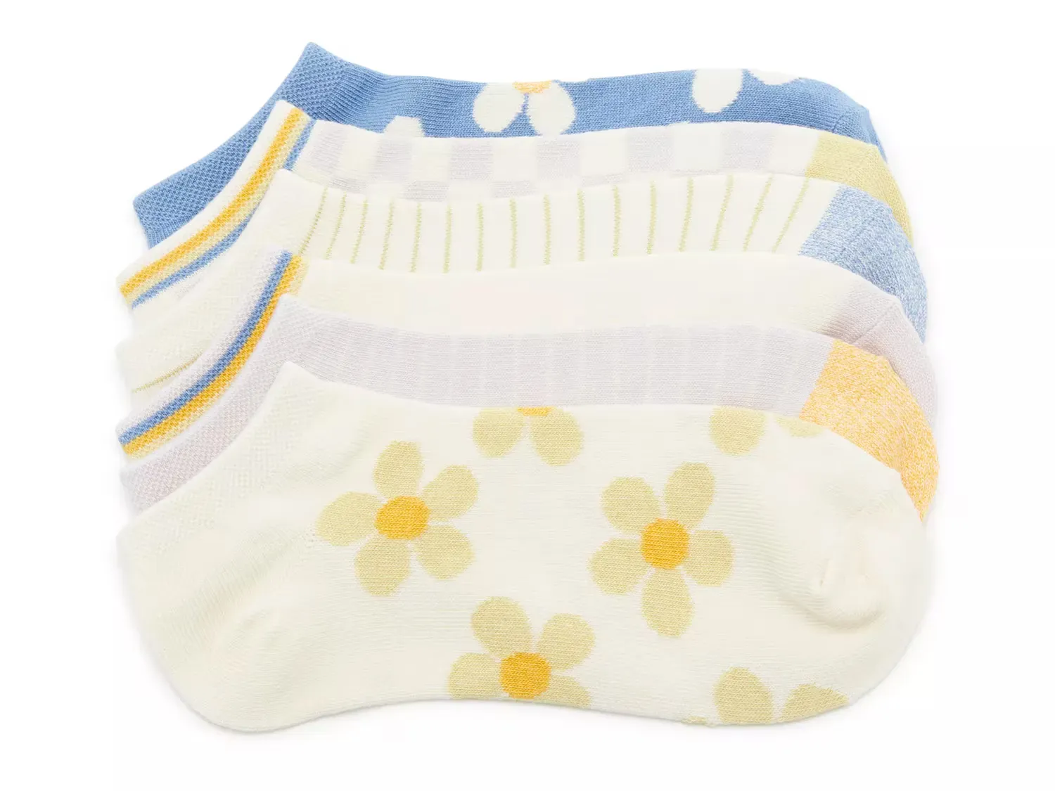 

Женские носки-невидимки Daisy - 6 пар Crown Vintage, Green/Blue/Multicolor