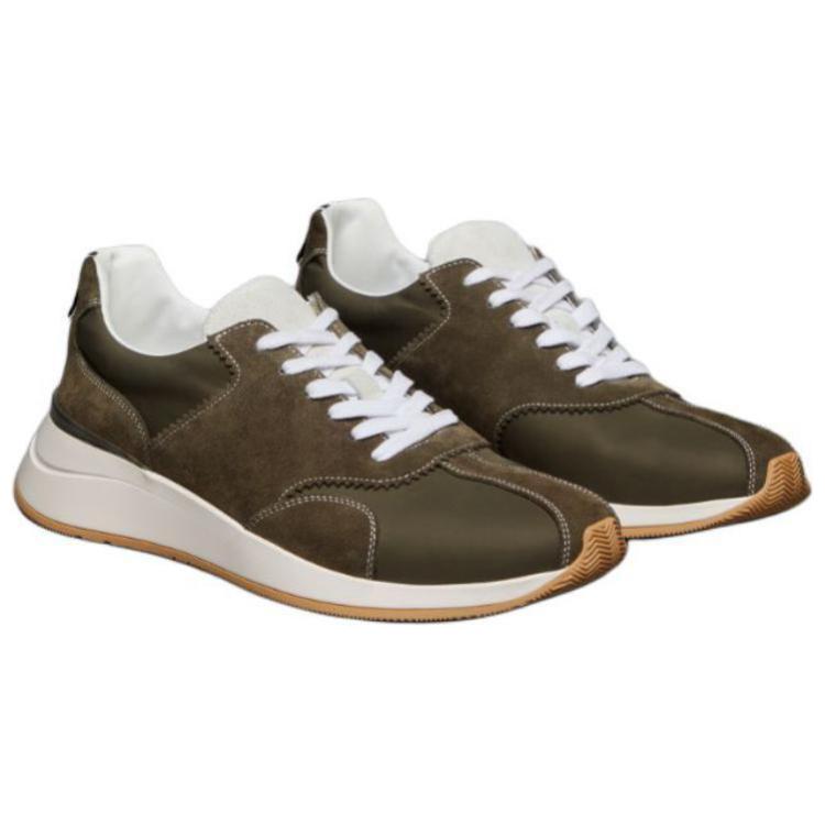 THOM BROWNE Split Suede Casual Shoes мужские зеленые — фото 3