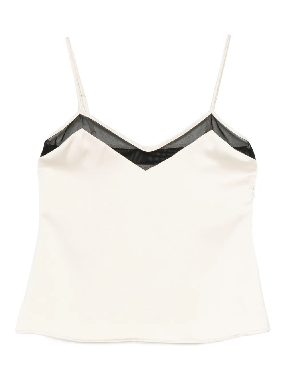 

Топ на тонких бретелях с V-образным вырезом IMPERIAL, нейтральный