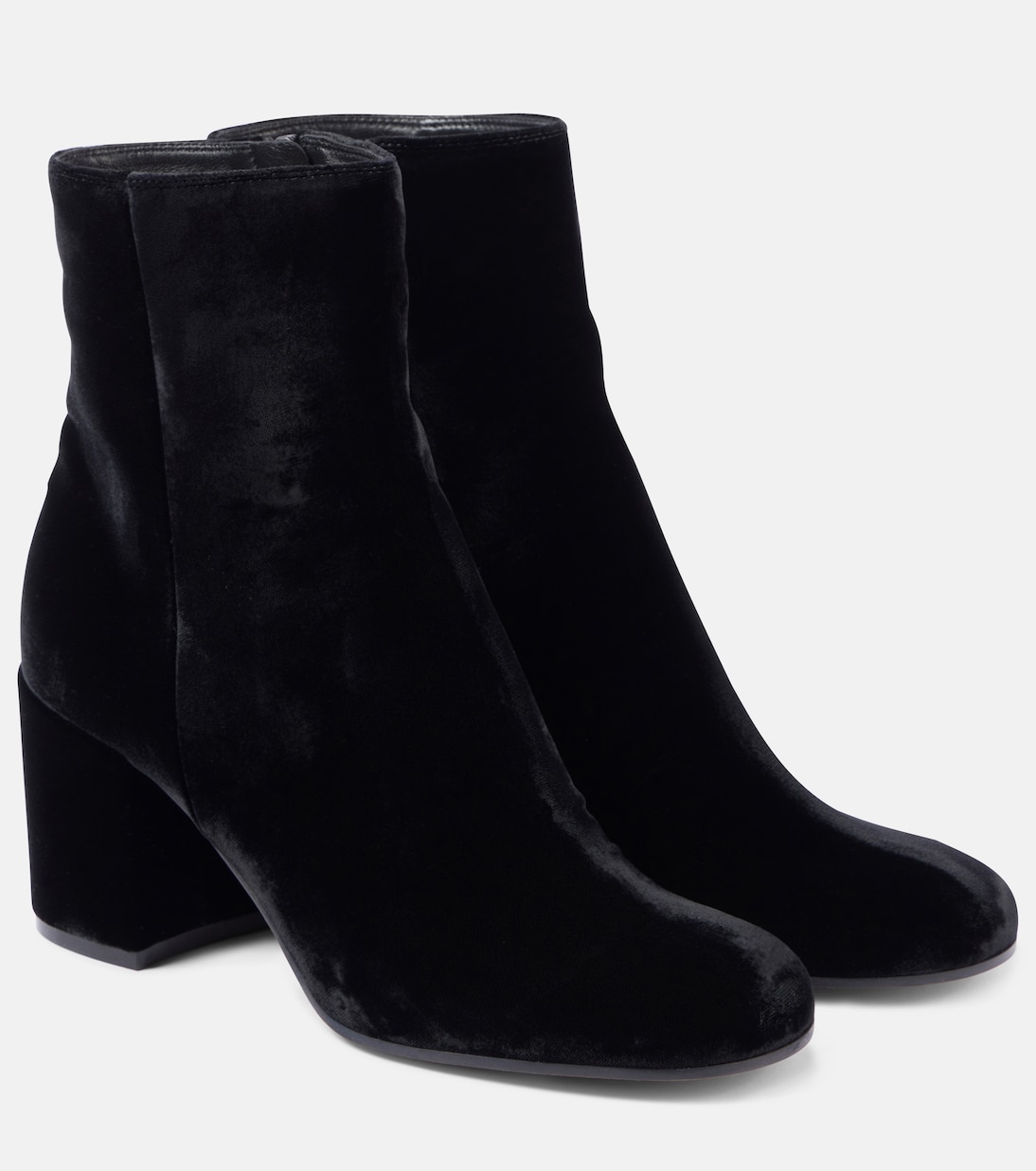 Бархатные ботильоны Joelle 70 Gianvito Rossi, черный