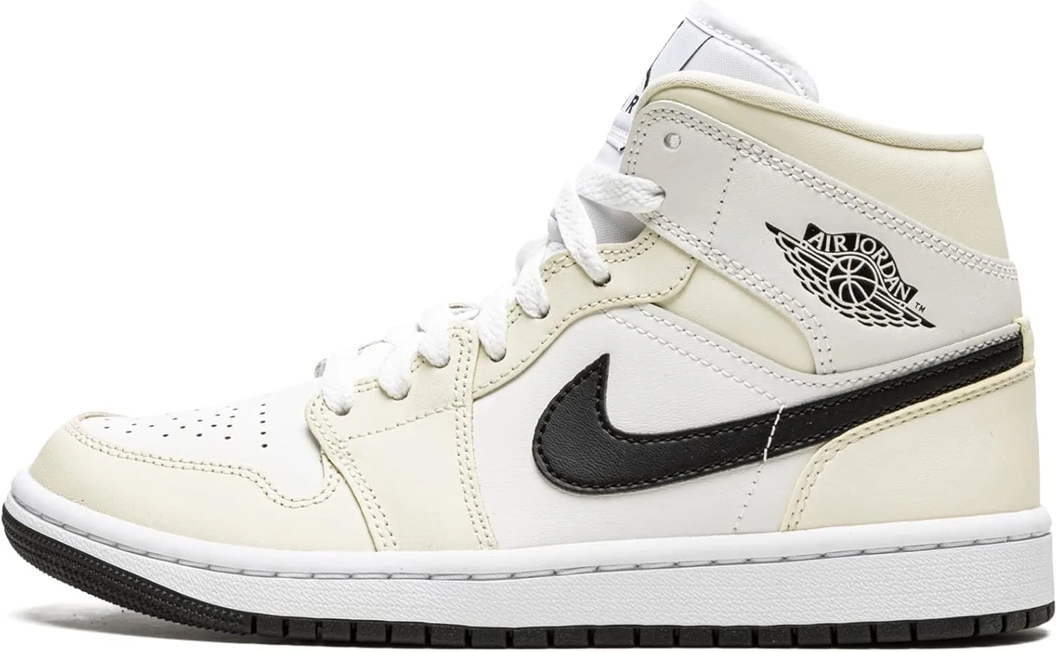 Мужские кроссовки Jordan Air 1 Mid Hi-Top Nike, белый